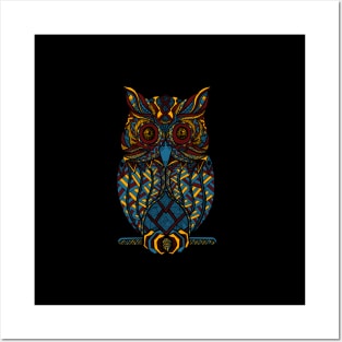 Owl Ornate Posters and Art